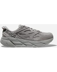 Hoka One One - Clifton L Suede Walking Shoes - Lyst