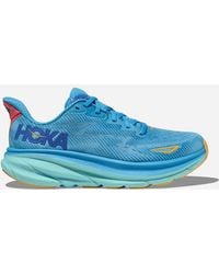 Hoka One One - Clifton 9 Chaussures pour Femme en Swim Day/Cloudless Taille 44 | Route - Lyst