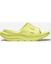 Hoka One One - Ora Recovery Slide 3 Schuhe in Citrus Glow/Citrus Glow Größe M38 2/3/ W40 | Freizeit - Lyst