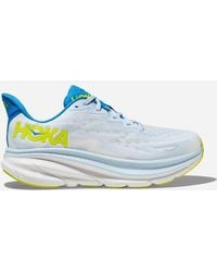 Hoka One One - Clifton 9 Chaussures en Ice Water/Evening Primrose Taille 47 1/3 | Route - Lyst