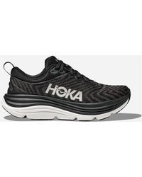 Hoka One One - Gaviota 5 Schuhe für Herren in Black/White Größe 42 2/3 Weit | Straße - Lyst