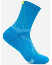 Hoka One One - Bondi Quarter Laufsocke in Skyward Blue Größe M | Socken - Lyst