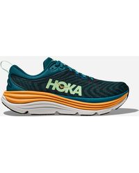 Hoka One One - Gaviota 5 Chaussures en Deep Lagoon/Sherbet Taille 40 2/3 | Route - Lyst