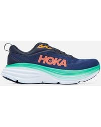 Hoka One One - Bondi 8 Chaussures pour Femme en Outer Space/Bellwether Blue Taille 39 1/3 | Route - Lyst