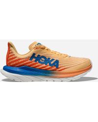 Hoka One One - Mach 5 Chaussures pour Homme en Impala/Vibrant Orange Taille 41 1/3 | Route - Lyst