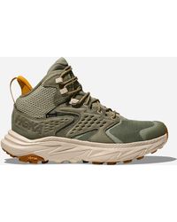 Hoka One One - Anacapa 2 Mid GORE-TEX Schuhe für Herren in Sea Moss/Oat Milk Größe 40 | Wandern - Lyst