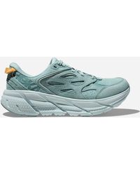 Hoka One One - Clifton L Suede Chaussures en Cloud Blue/Ice Flow Taille 38 | Marche - Lyst