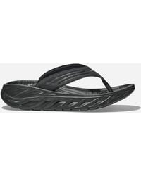 Hoka One One - Ora Recovery Flip 2 Chaussures en Black/Dark Gull Gray Taille 40 | Récupération - Lyst