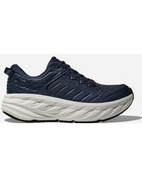 Hoka One One - Bondi SR Chaussures en Outerspace/White Taille 40 2/3 Large | Route - Lyst