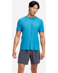 Hoka One One - Airolite Kurzarmshirt 2.0 für Herren in Blue Größe L | Oberteile - Lyst