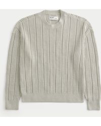 Hollister - Boxy Crew Sweater - Lyst