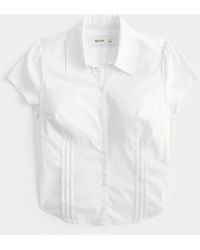 Hollister - Short-sleeve Poplin Shirt - Lyst