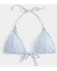 Hollister - Scrunch-ribbed Multi-way Triangle Bikini Top - Lyst