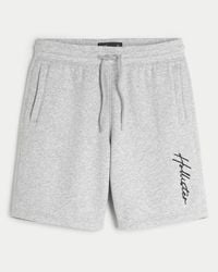 Hollister - Fleece-Shorts mit Logo, 23 cm - Lyst