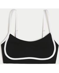 Hollister - Gilly Hicks Active Recharge Tipped Under-bust Sports Bra - Lyst