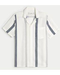 Hollister - Boxy Short-sleeve Striped Shirt - Lyst