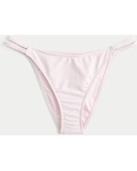 Hollister - Double Strap Cheeky Bikini Bottom - Lyst