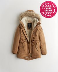 Hollister Cozy-lined Parka - Brown