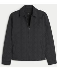 Hollister - Quilted Zip-up Jacket - Lyst
