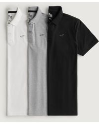Hollister - Logo Icon Polo 3-pack - Lyst