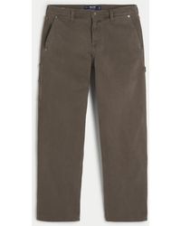 Hollister - Brown Loose Carpenter Jeans - Lyst