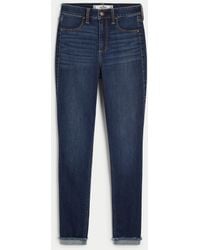 Hollister - Curvy High Rise Jeans-Leggings in dunkler Waschung - Lyst