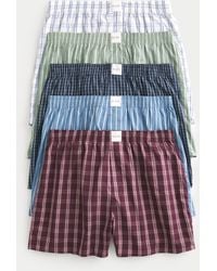 Hollister - Woven Boxer 5-pack - Lyst