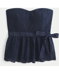 Hollister - All-over Lace 2-in-1 Top - Lyst