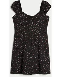 Hollister - Cap Sleeve Button Shirt Dress - Lyst