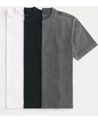 Hollister - Boxy Heavyweight Crew T-shirt 3-pack - Lyst