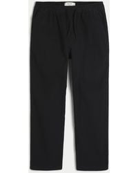 Hollister - Linen-blend Loose Pull-on Pants - Lyst