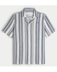 Hollister - Short-sleeve Pattern Lace Shirt - Lyst