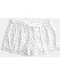 Hollister - Flannel Tie Shorts - Lyst