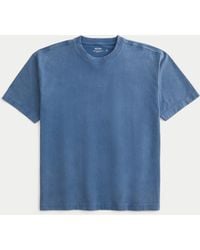 Hollister - Boxy Heavyweight Micro Logo Crew T-shirt - Lyst