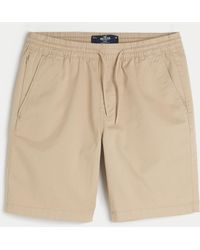 Hollister - Twill Pull-on Shorts 9" - Lyst