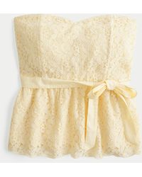 Hollister - All-over Lace 2-in-1 Top - Lyst