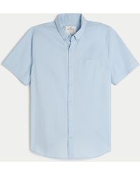 Hollister - Short-sleeve Icon Oxford Shirt - Lyst