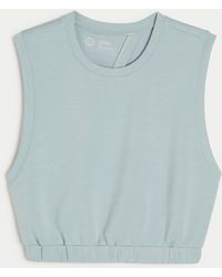 Hollister - Gilly Hicks Active Cooldown Open Back Tank - Lyst