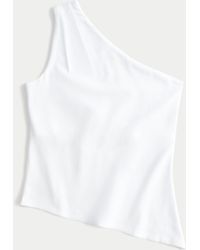 Hollister - Asymmetrical One-shoulder Top - Lyst
