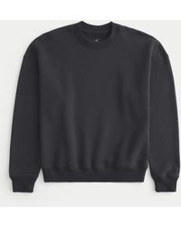 Hollister - Kastiges Sweatshirt mit Rundhalsausschnitt - Lyst
