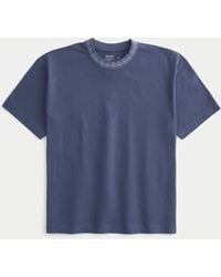 Hollister - Boxy Heavyweight Ringer Crew T-shirt - Lyst