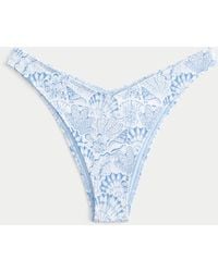 Hollister - Rib High-leg Cheekiest Bikini Bottom - Lyst
