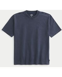 Hollister - Heavyweight Boxy Cotton Crew T-shirt - Lyst
