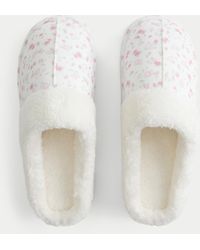 Hollister - Sherpa-lined Platform Slippers - Lyst