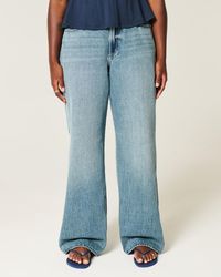Hollister - Curvy High Rise Baggy-Jeans - Lyst