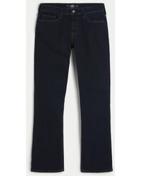 Hollister - Bootcut-Jeans in dunkler Waschung Rinse - Lyst