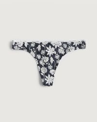 Hollister - Gilly Hicks Ribbed Cotton Blend Thong Underwear - Lyst