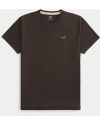 Hollister - Cotton Icon Crew T-shirt - Lyst