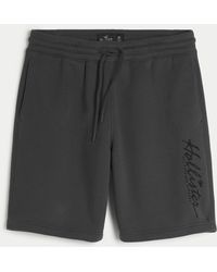 Hollister - Fleece-Shorts mit Logografik, 23 cm - Lyst