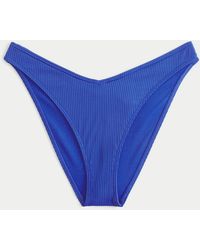 Hollister - Ribbed Cheeky Bikini Bottom - Lyst